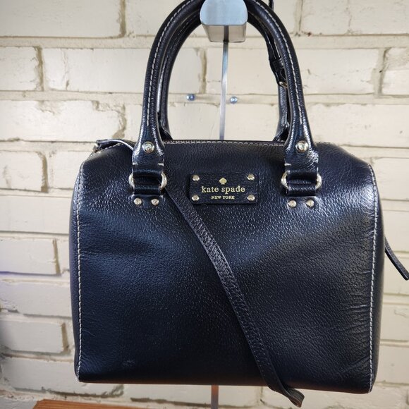 kate spade Handbags - Kate Spade Alessa Black Leather Shoulder Bag Purse